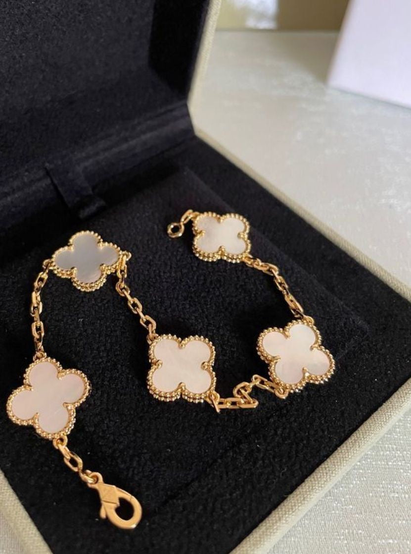 Bracelet gold/white